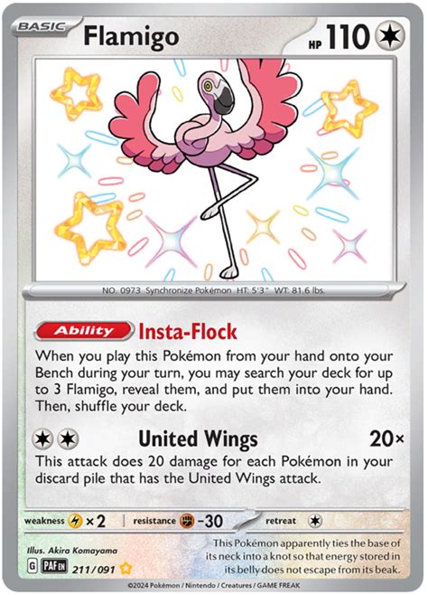 flamingo pokemon card.